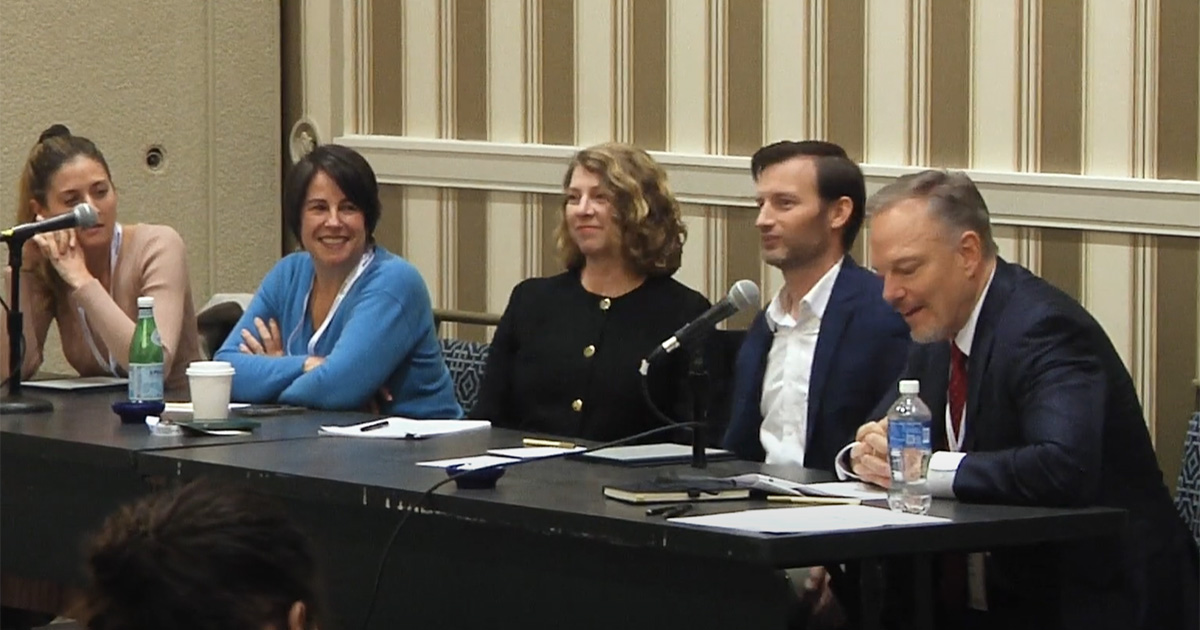 Panelists Paul Decker, Nick Hart, Melinda J.B. Buntin, Rachel Synderman, and Erika Rissi at APPAM 2024