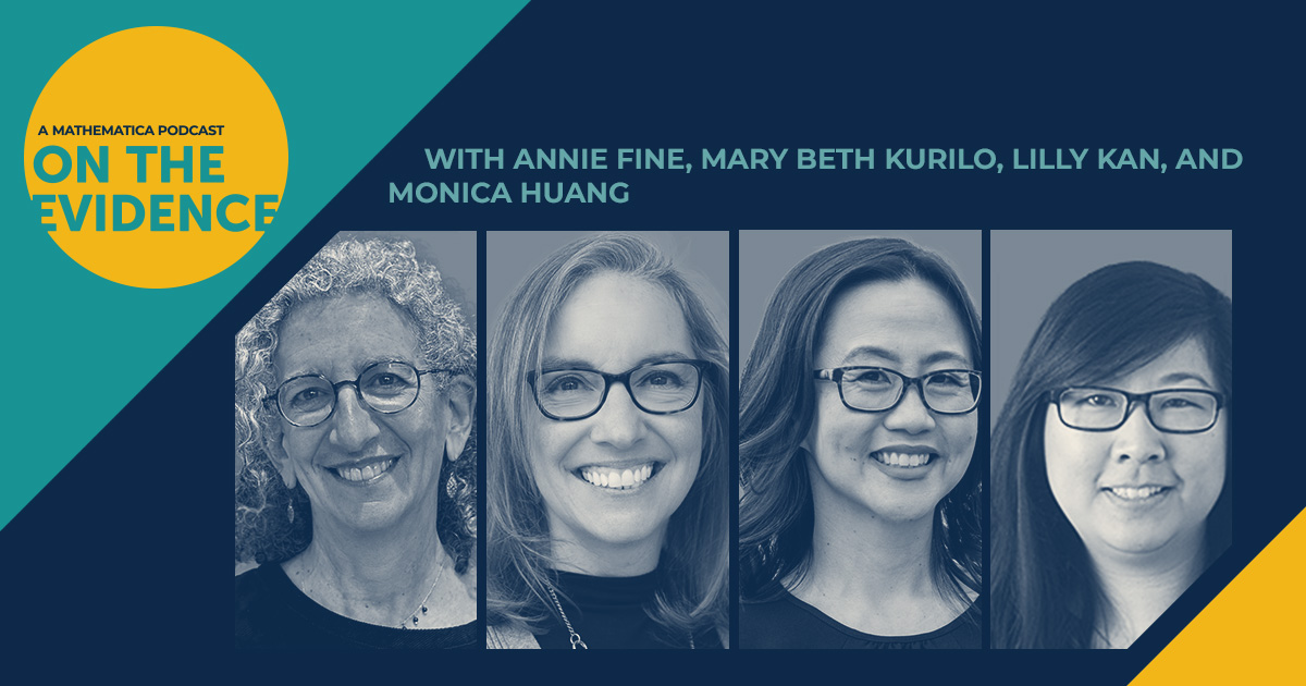 Profile images of Annie Fine, Mary Beth Kurilo, Lilly Kan, and Monica Huang